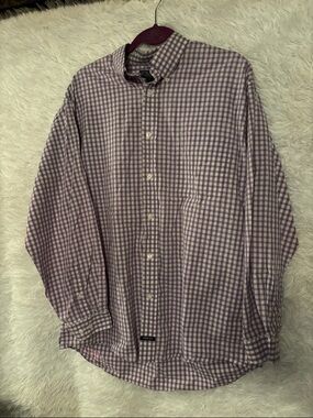 Structure Men’s Large Plaid Button-Down Shirt